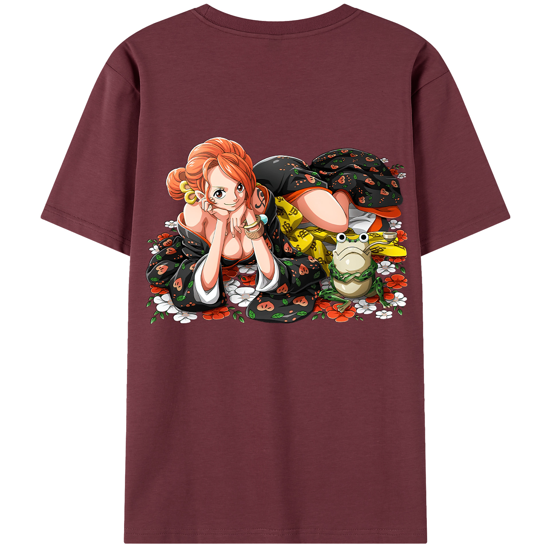 ワンピース ナミ ONE PIECE Nami 綿100％半袖Tシャツ（背面プリント）